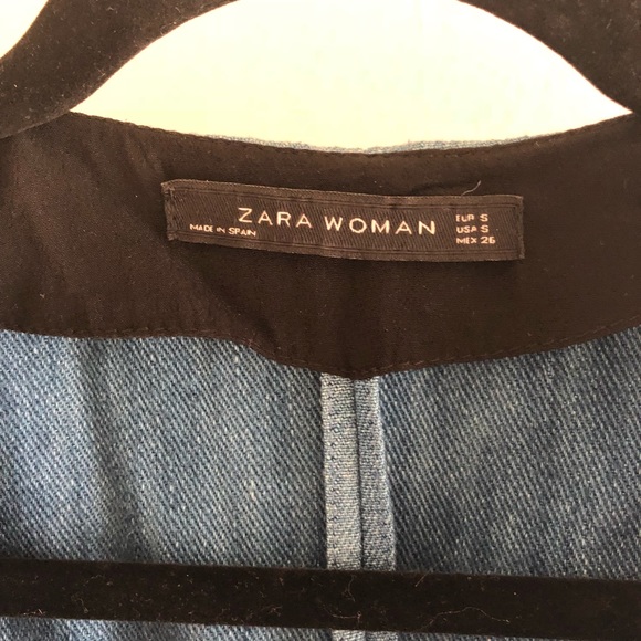 Zara denim tunic dress or top - Picture 3 of 4